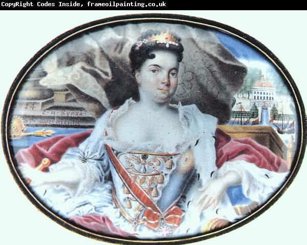 Murano, Andrea da Portrait of Catherine I in front of Ekaterinhov
